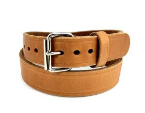 Daltech Force Roughcut - Concealed Carry CCW Natural Leather Gun Belt