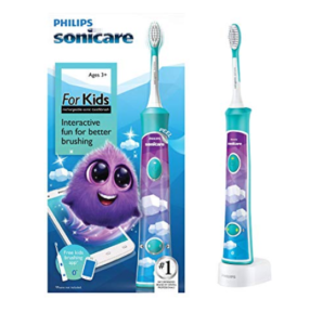 Philips Sonicare for Kids Bluetooth Connected Rechargeable Electric Toothbrush, HX6321/02