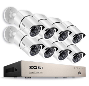 ZOSI Security Cameras System 8CH Full 1080P HD-TVI Surveillance DVR System