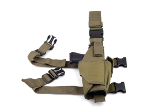 CISNO Tactical Drop Leg Holster, Adjustable Thigh Pistol Gun Holster