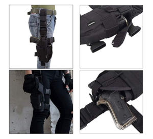 Terrernce Molle Tactical Pistol Thigh Gun Holster