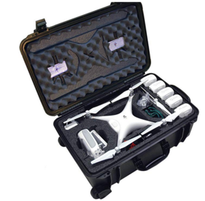 Case Club Waterproof DJI Phantom 4 Drone Wheeled Case