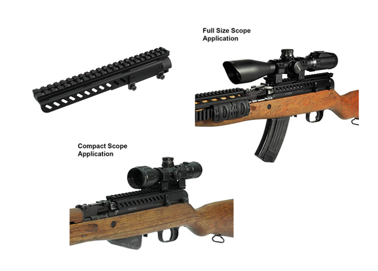 UTG PRO SKS Receiver Cover Mount is one of the best SKS scope mounts on the...