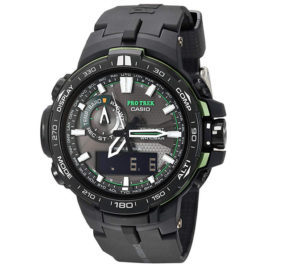 Casio Men's Pro Trek PRW-6000Y-1ACR Solar Powered Black Analog-Digital Sport Watch