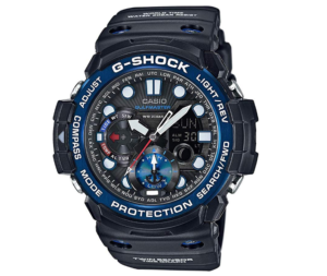 Casio G-Shock Master of G Smoke Dial Resin Quartz Men's Watch GN1000B-1A