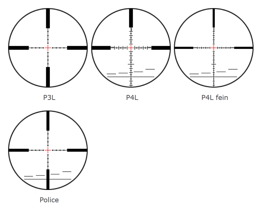 Schmidt and Bender PMII 3-12x50 L/P Gen II Mildot MRAD DT CW Reticles