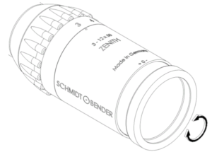 Adjusting the Image Focus with the Diopter Adjustment of the Eyepiece