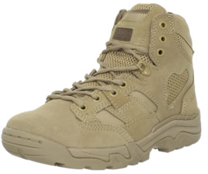 5.11 Tactical Men's Taclite 6-Inch Suede Coyote Work Boots, Style 12030