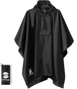Hooded Rain Poncho Waterproof Jacket
