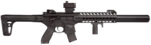 Sig Sauer MCX .177 CAL Co2 Powered (30 Rounds) SIG20R Red Dot Air Rifle, Black