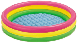 Intex Kiddie Pool - Kid's Summer Sunset Glow Design - 58" x 13"