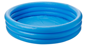 Intex Crystal Blue Inflatable Pool, 45 x 10" Intex Crystal Blue Inflatable Pool, 45" x 10" helps escape the summer heat with the utmost convenience. This blue pool is cheaper and simpler providing the perfect addition to any back yard or patio. The 6.5” water depth offers just the right amount of water for safe play of children. It is easy to put up and pull away and requires low maintenance. Features Includes repair patch The pool allows for 17cm/6.5” of water Repair patch included Ideal for children ages 3+years Inflated dimensions: 45" x 10" https://amzn.to/3h5veBL