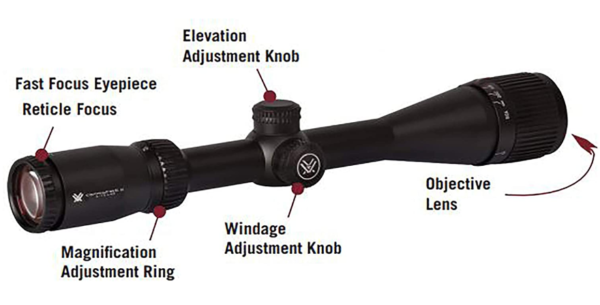 Vortex Optics Crossfire II Second Focal Plane, 1-inch Tube Riflescope