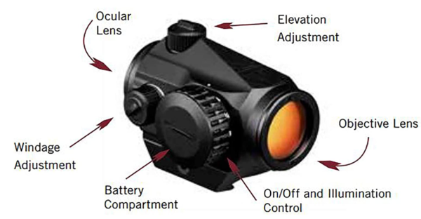 Vortex Optics Crossfire Red Dot Sight Gen II - 2 MOA Dot 