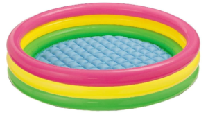 Intex Kiddie Pool - Kid's Summer Sunset Glow Design - 58" x 13"