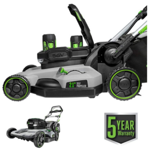 EGO Power + LM2142SP 21-Inch 56 Volt Lithium-Ion Cordless Electric Lawn Mower