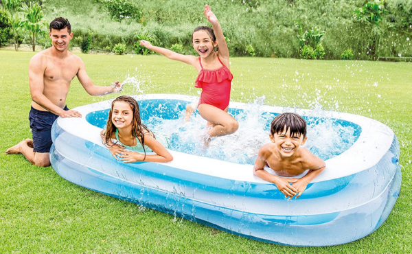 intex round inflatable pool