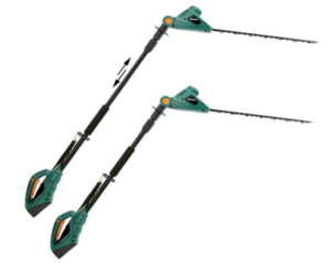 DOEWORKS 20V Li-ion 2 in 1 Multi-Angle Battery Cordless Electric Pole Hedge Trimmer