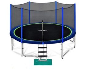 Zupapa 15 14 12 10 FT Trampoline with Safety Enclosure Net