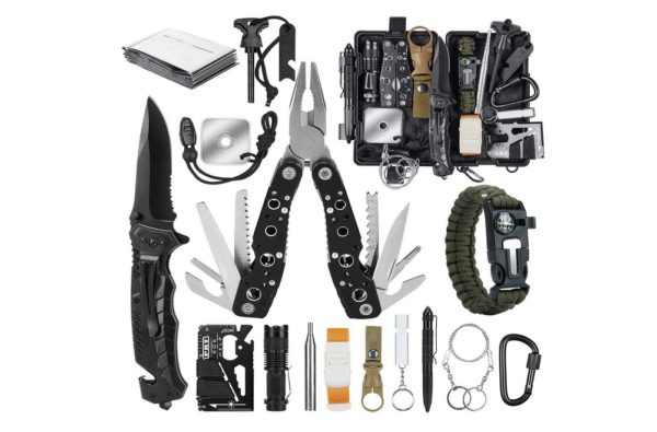 KOSIN Gifts for Men Dad, Survival Gear and Equipment 17 in 1