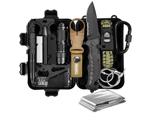 TRSCIND Store Gifts for Men Dad Him Husband, Survival Gear and Equipment, Survival Kit 11 in 1