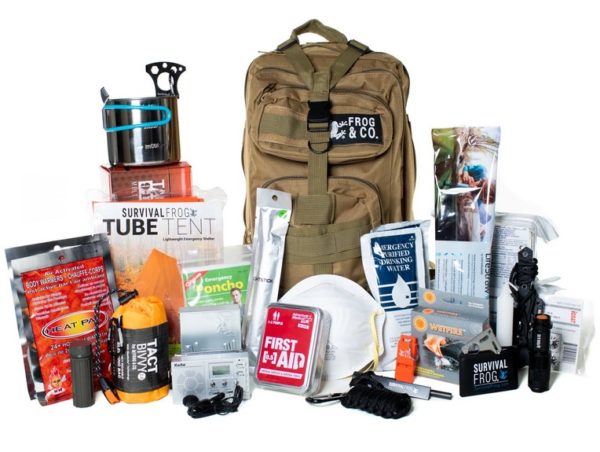 Survival Frog LifeShield All-In-One Bug Out Bag w/ 6 Survival Kits