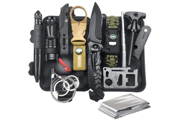 Gifts for Men Dad Husband, Survival Gear and Equipment 12 in 1