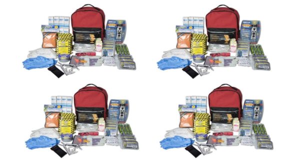Ready America Deluxe Emergency Kit 4 Person Backpack
