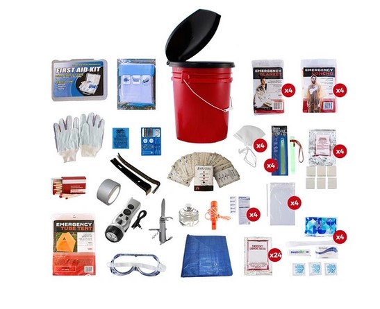 7 Best Survival Kits for Family of 4.Best 4 Person Survival Kits