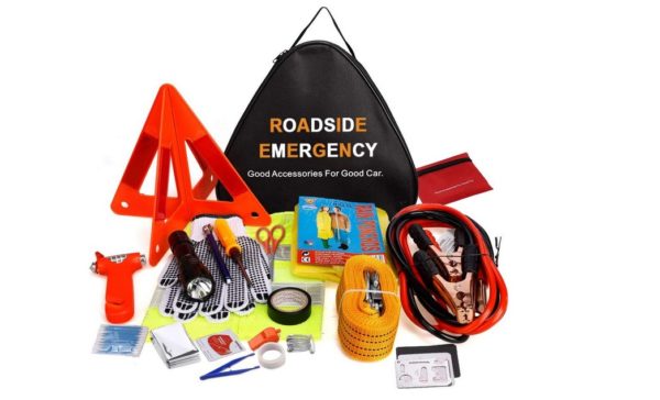 Adakiit Car Emergency Kit, Multifunctional Roadside Assistance Auto Safety Kit