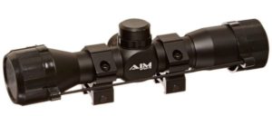 Aim Sports 4X32 Compact Rangefinder Scope with Rings