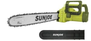 Sun Joe 18-inch 14.0 Amp Electric Chain Saw with Kickback Safety Brake