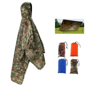 Choice Survival Military Waterproof Camping Rain Poncho & Tent