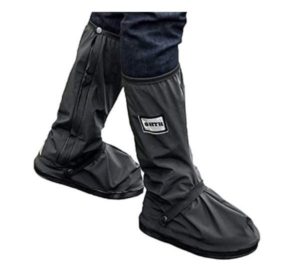 USHTH Black Waterproof Rain Boot Shoe Cover