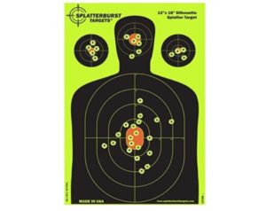 Splatterburst Targets 12x18-inch- Silhouette Shooting Target