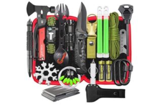 VCKILOFR Camping Survival Gear and Equipment Kit