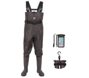 1) TIDEWE Bootfoot Chest Waders