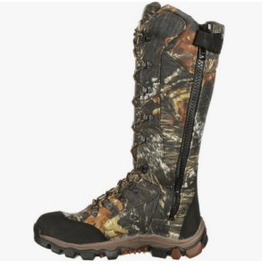 ROCKY Men's Camouflage Waterproof Side-zip Snake Boots