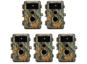 BlazeVideo 5-Pack Trail Cameras