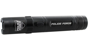 Police Force Tactical Rechargeable Stun Gun Flashlight