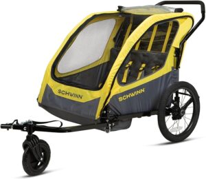 Schwinn Willow River Double Trailer with Stroller Kit