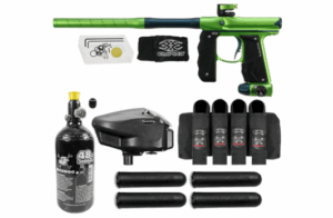 Maddog Empire Mini GS Electronic Full Auto Paintball Gun Package