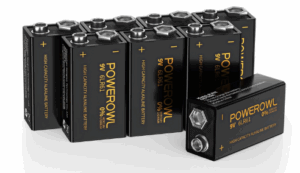POWEROWL High-Capacity 9V Batteries