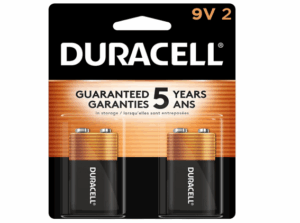 Duracell Coppertop 9V Batteries