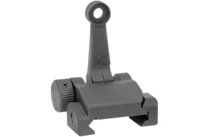 Combat Rifle Top Mounted Deployable Front and Rear Sight