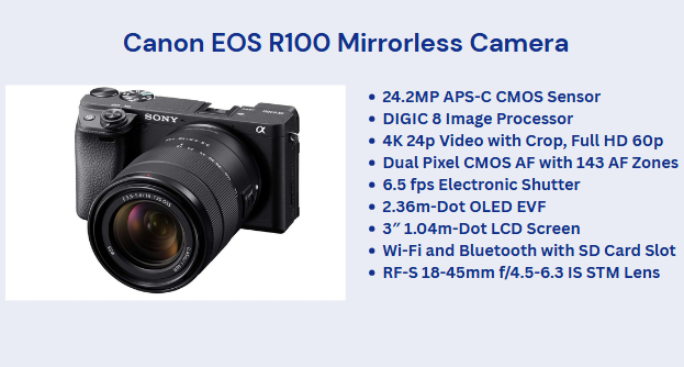 Canon EOS R100 Mirrorless Camera