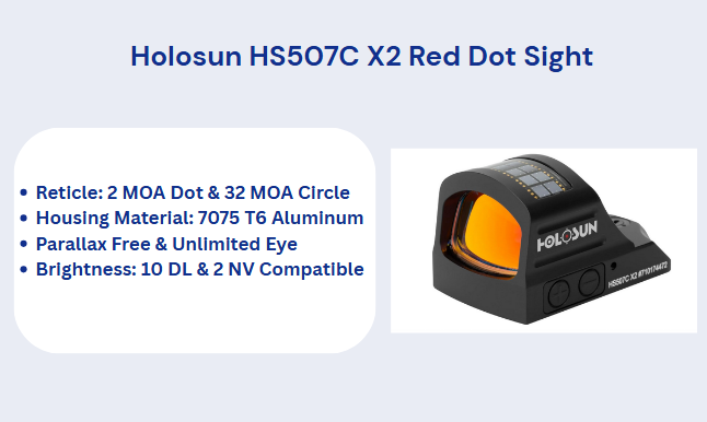 Holosun HS507C X2 Red Dot Sight