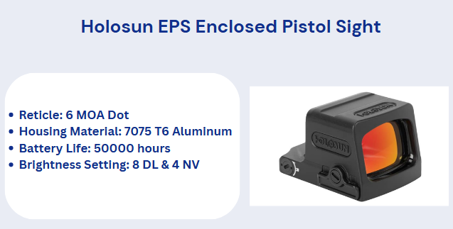 Holosun EPS Enclosed Pistol Sight
