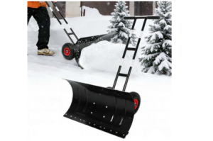 DING.PAI Snow Shovel with Wheels
