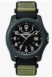 Timex Men's Expedition Camper Nylon/Leather Strap Watch